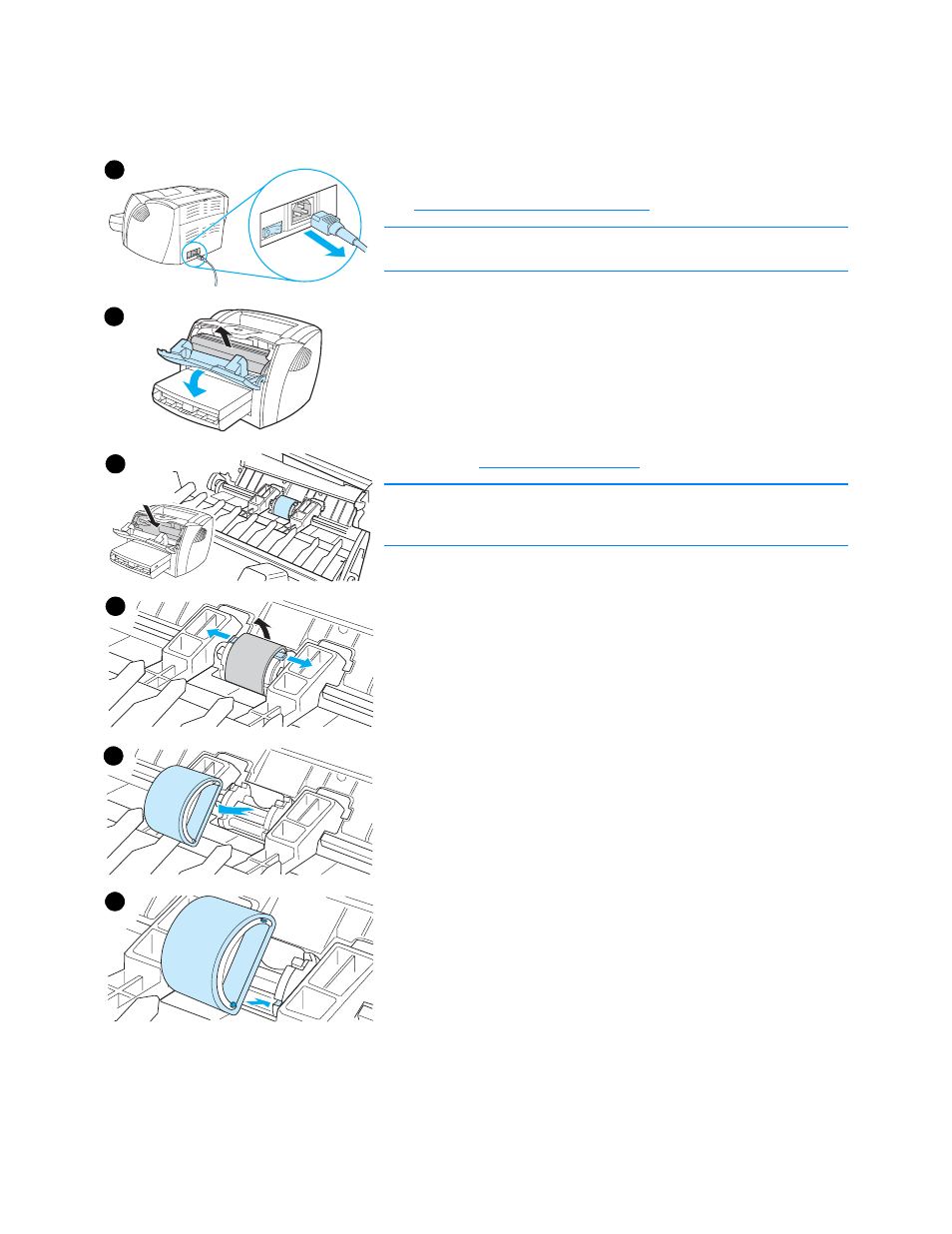 Changing the pickup roller | HP 1005 Series User Manual | Page 55 / 96