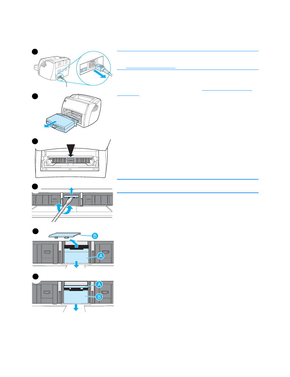 Changing the printer separation pad, Changing the printer, Separation pad | HP 1005 Series User Manual | Page 58 / 96