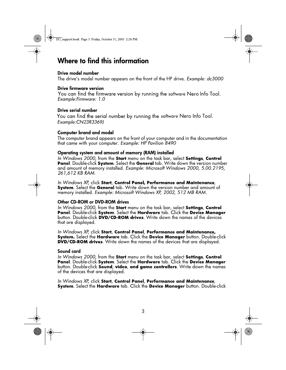 HP DVD Player User Manual | Page 5 / 9