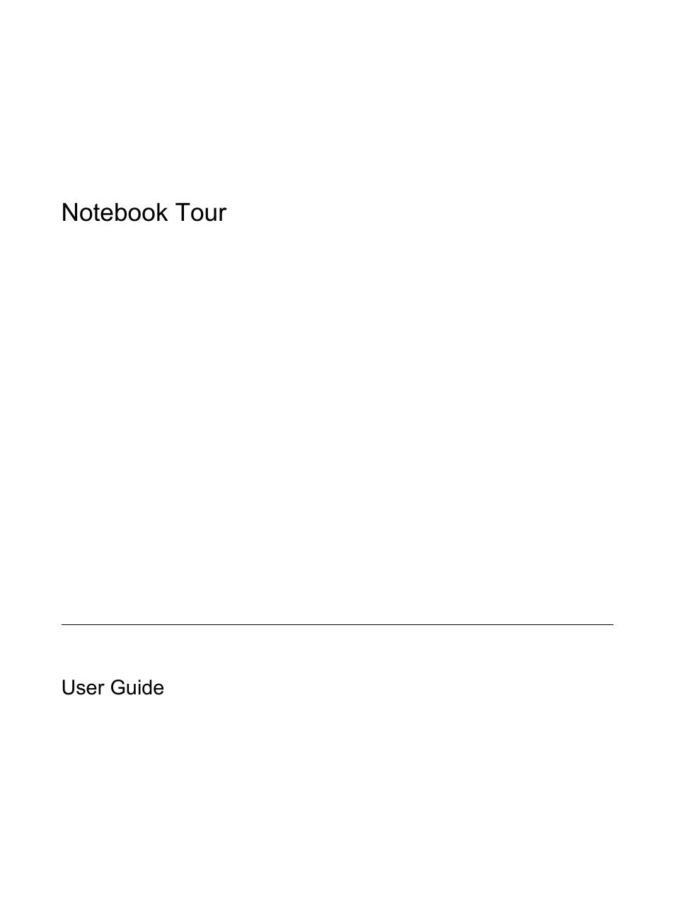 HP V6115TU User Manual | 22 pages