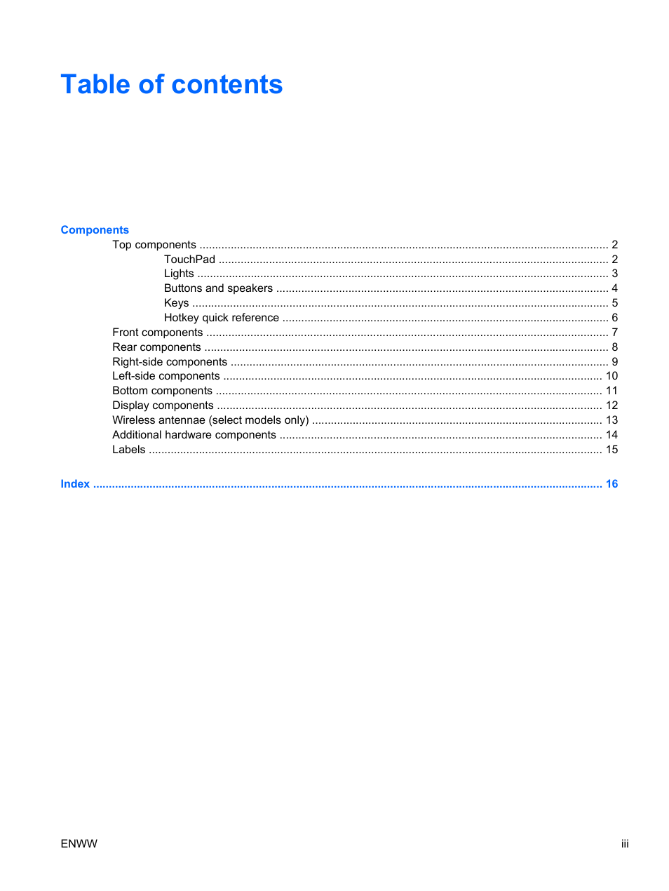 HP V6115TU User Manual | Page 3 / 22