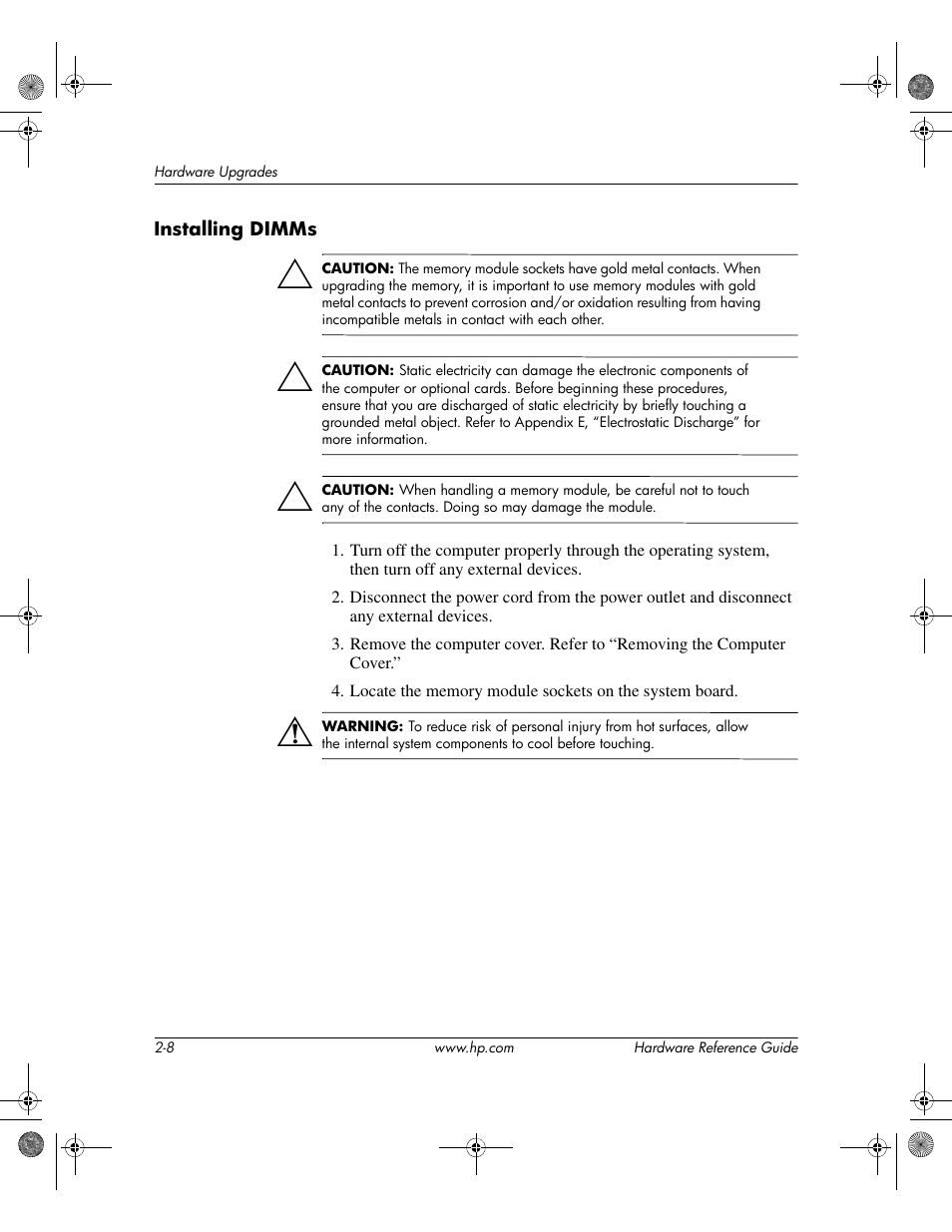 HP DC5100 User Manual | Page 18 / 58