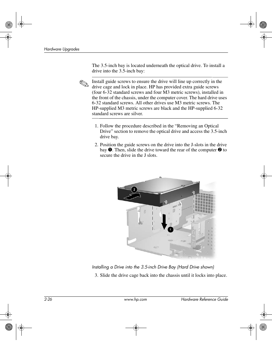 HP DC5100 User Manual | Page 36 / 58