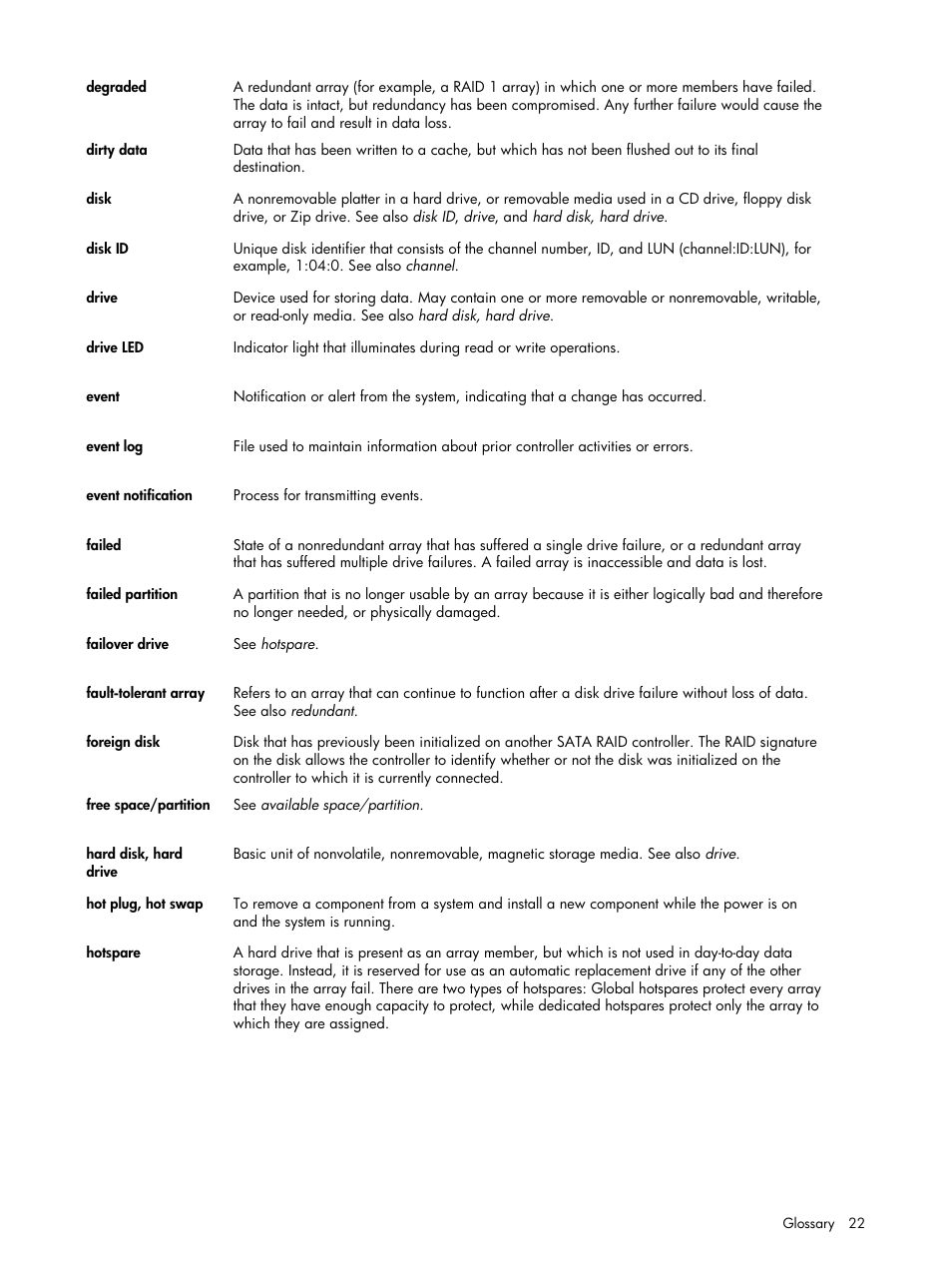 HP 6-Port SATA RAID User Manual | Page 22 / 25
