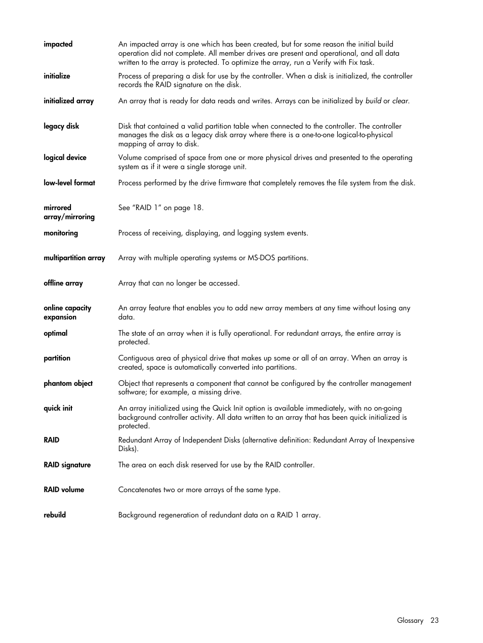 HP 6-Port SATA RAID User Manual | Page 23 / 25