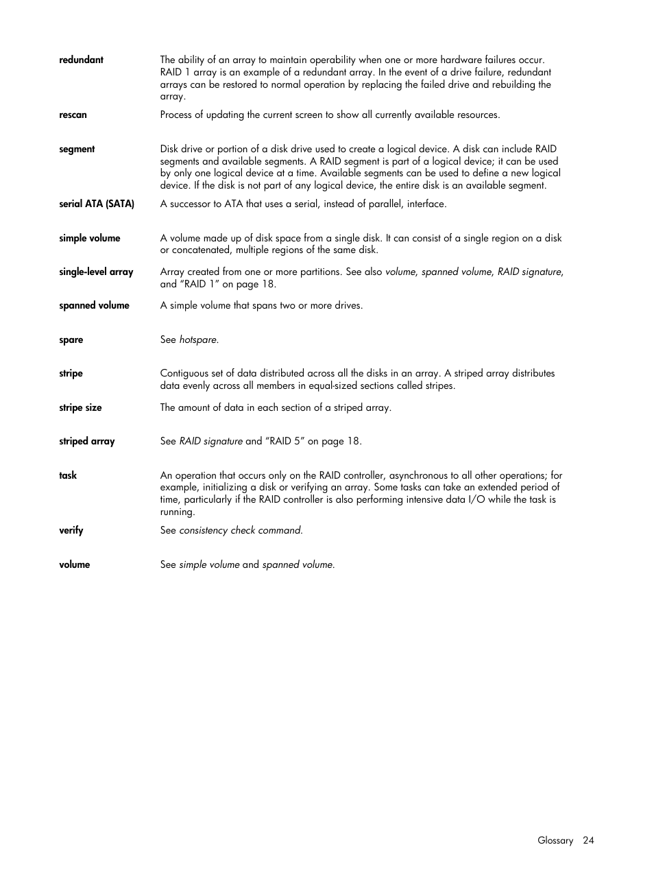 HP 6-Port SATA RAID User Manual | Page 24 / 25