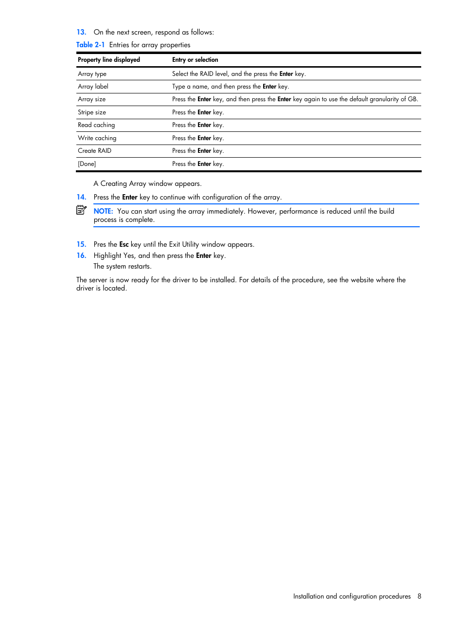 HP 6-Port SATA RAID User Manual | Page 8 / 25