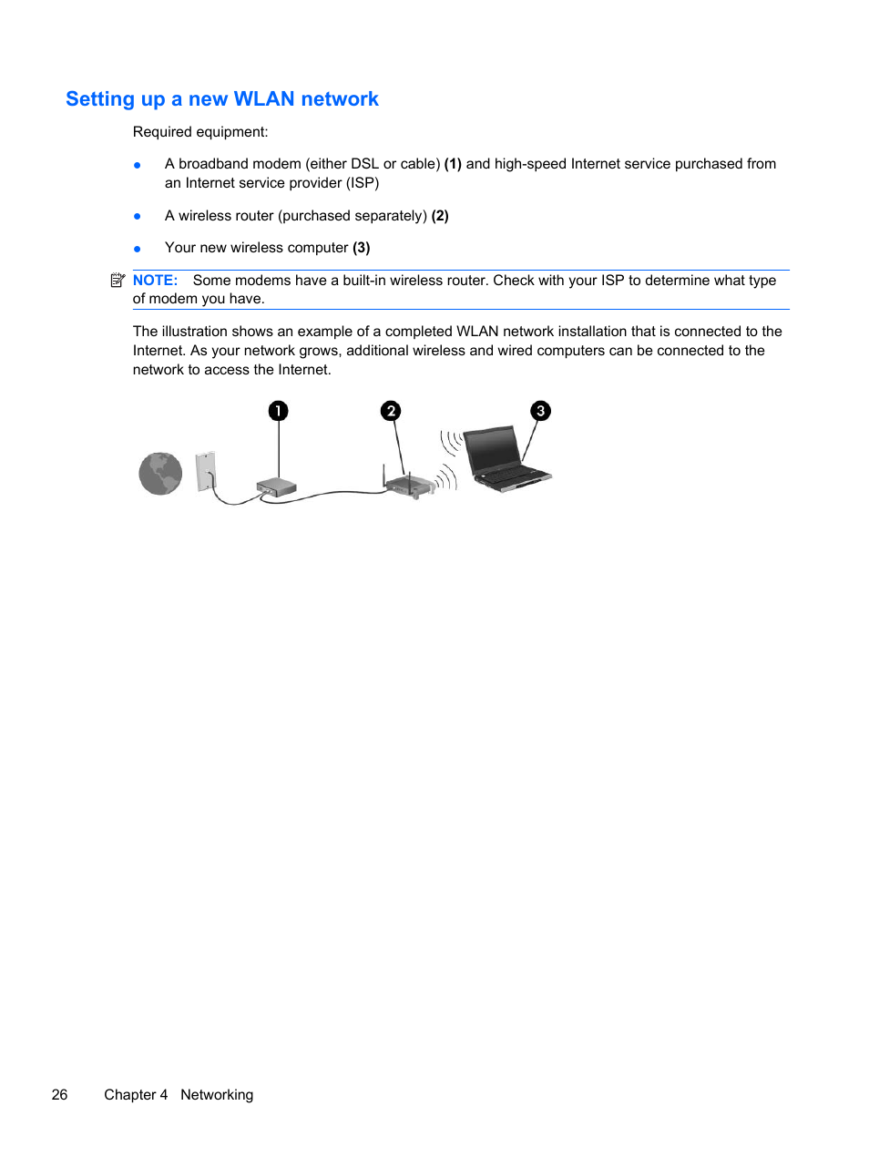 Setting up a new wlan network | HP 210 User Manual | Page 34 / 67