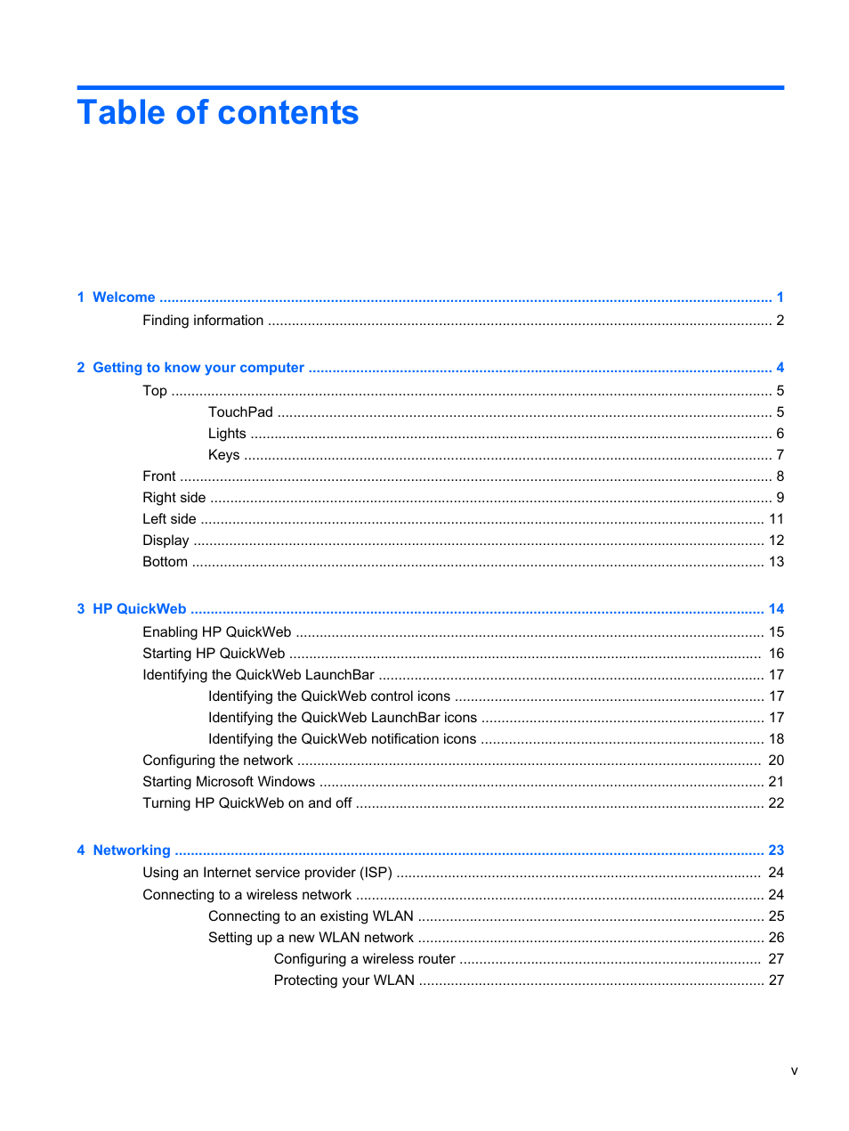 HP 210 User Manual | Page 5 / 67