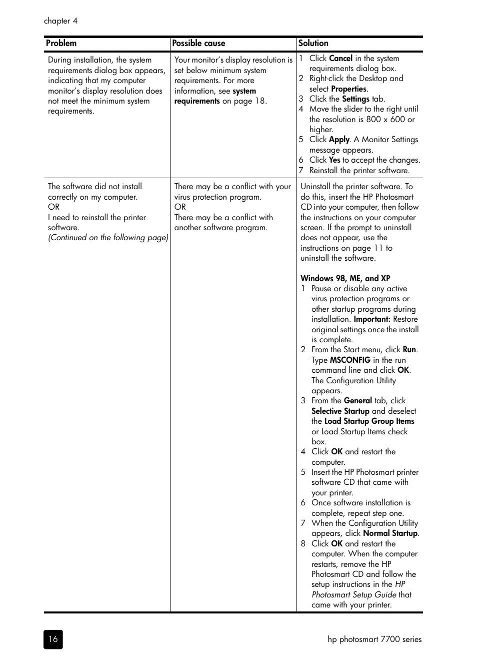 HP 7700 User Manual | Page 16 / 32