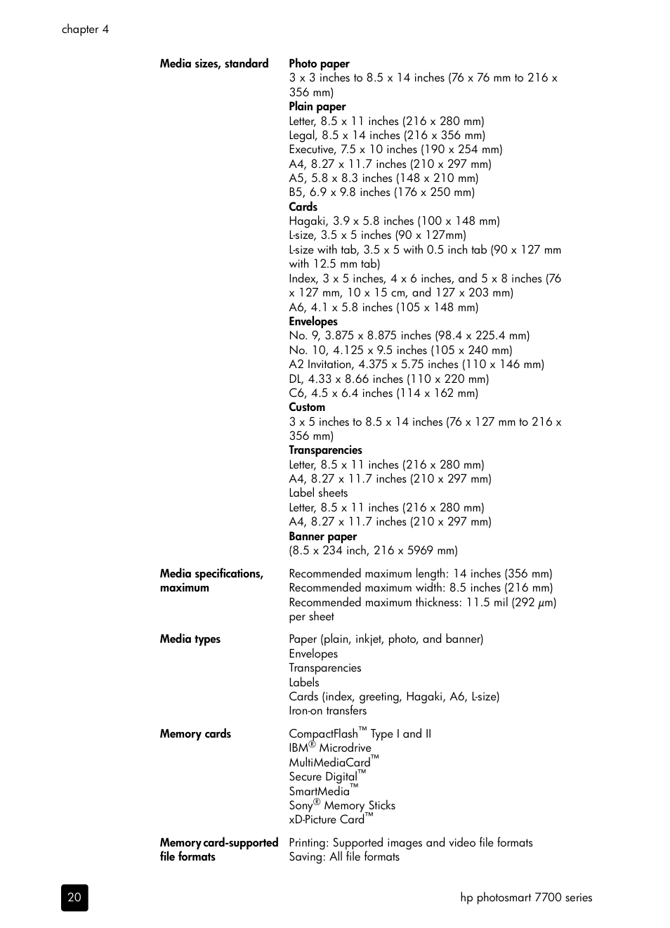 HP 7700 User Manual | Page 24 / 32