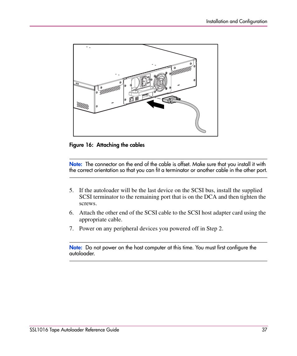 HP STORAGEWORKS SSL1016 User Manual | Page 37 / 160