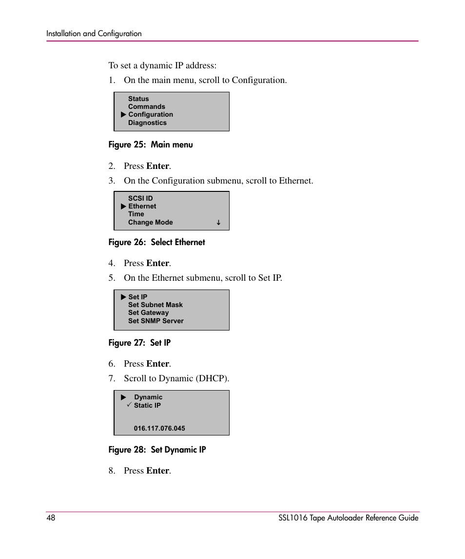 HP STORAGEWORKS SSL1016 User Manual | Page 48 / 160