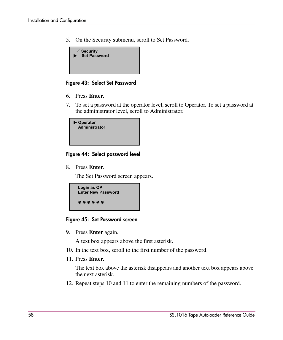 HP STORAGEWORKS SSL1016 User Manual | Page 58 / 160