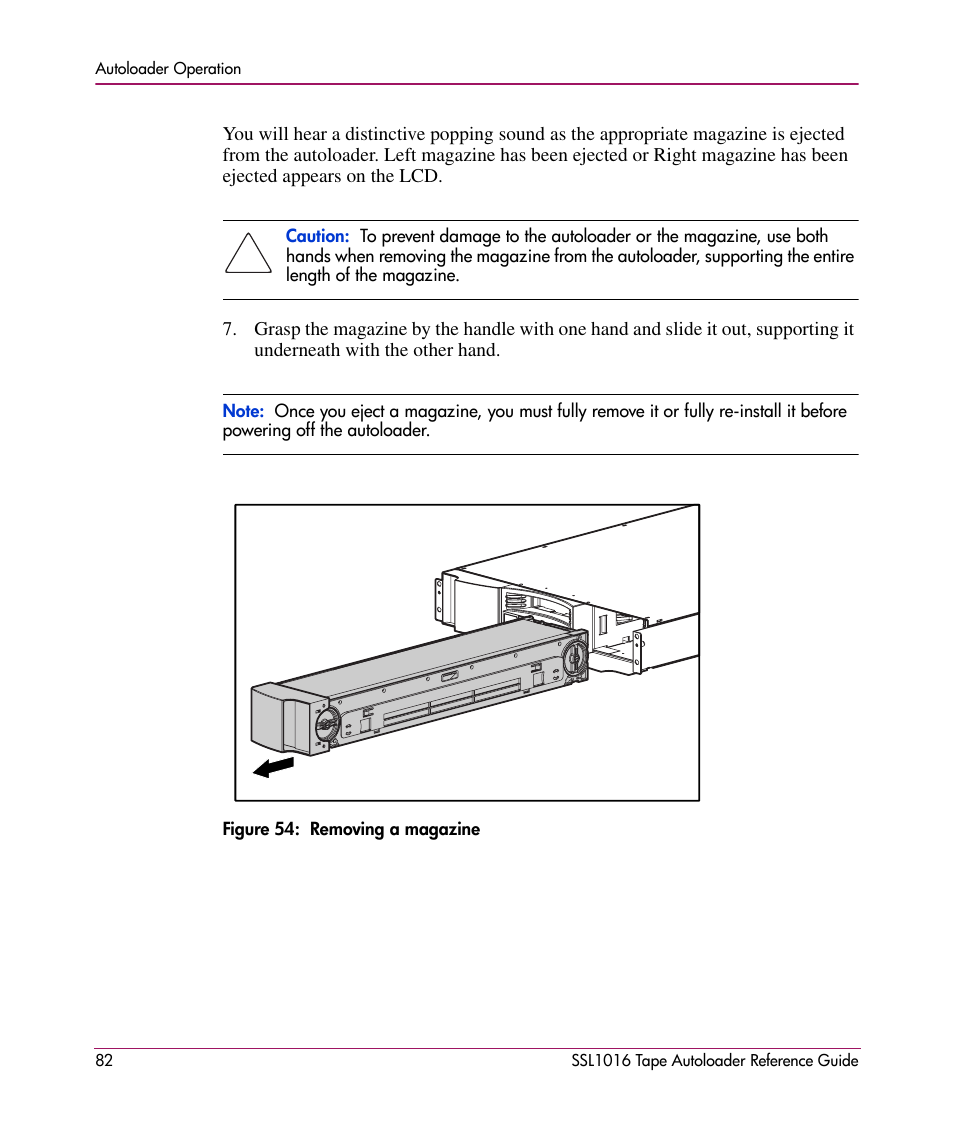 HP STORAGEWORKS SSL1016 User Manual | Page 82 / 160