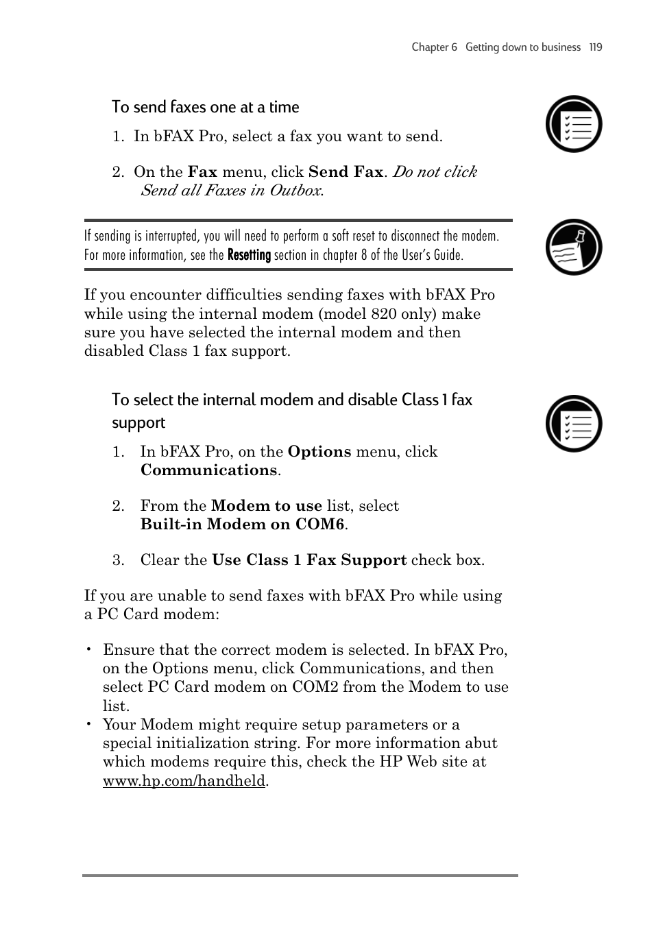 HP 820 User Manual | Page 123 / 186