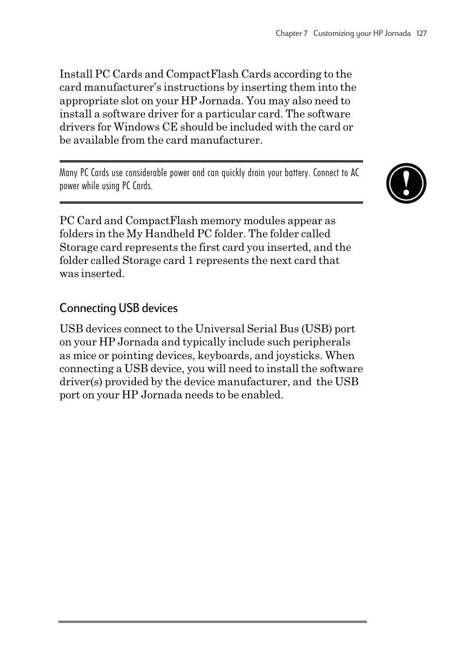 Connecting usb devices | HP 820 User Manual | Page 131 / 186