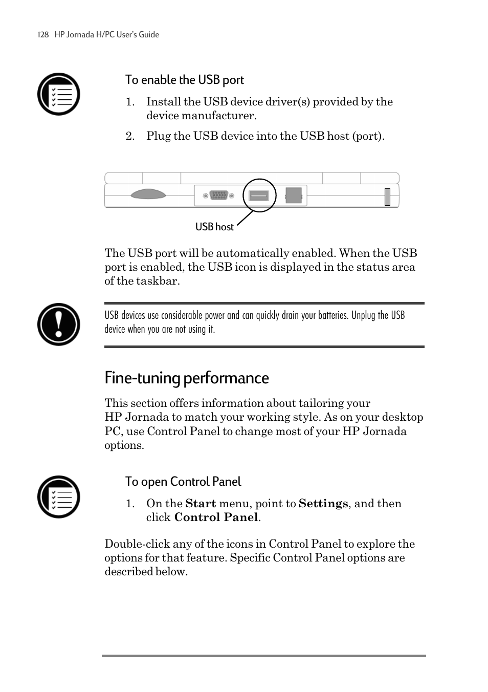 Fine-tuning performance | HP 820 User Manual | Page 132 / 186