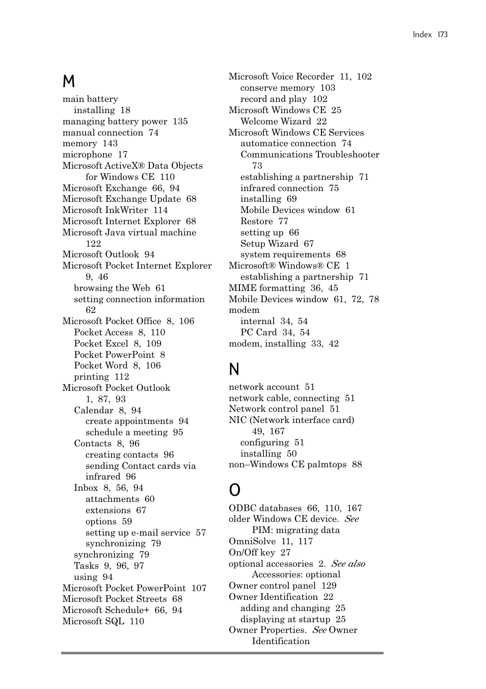 HP 820 User Manual | Page 177 / 186