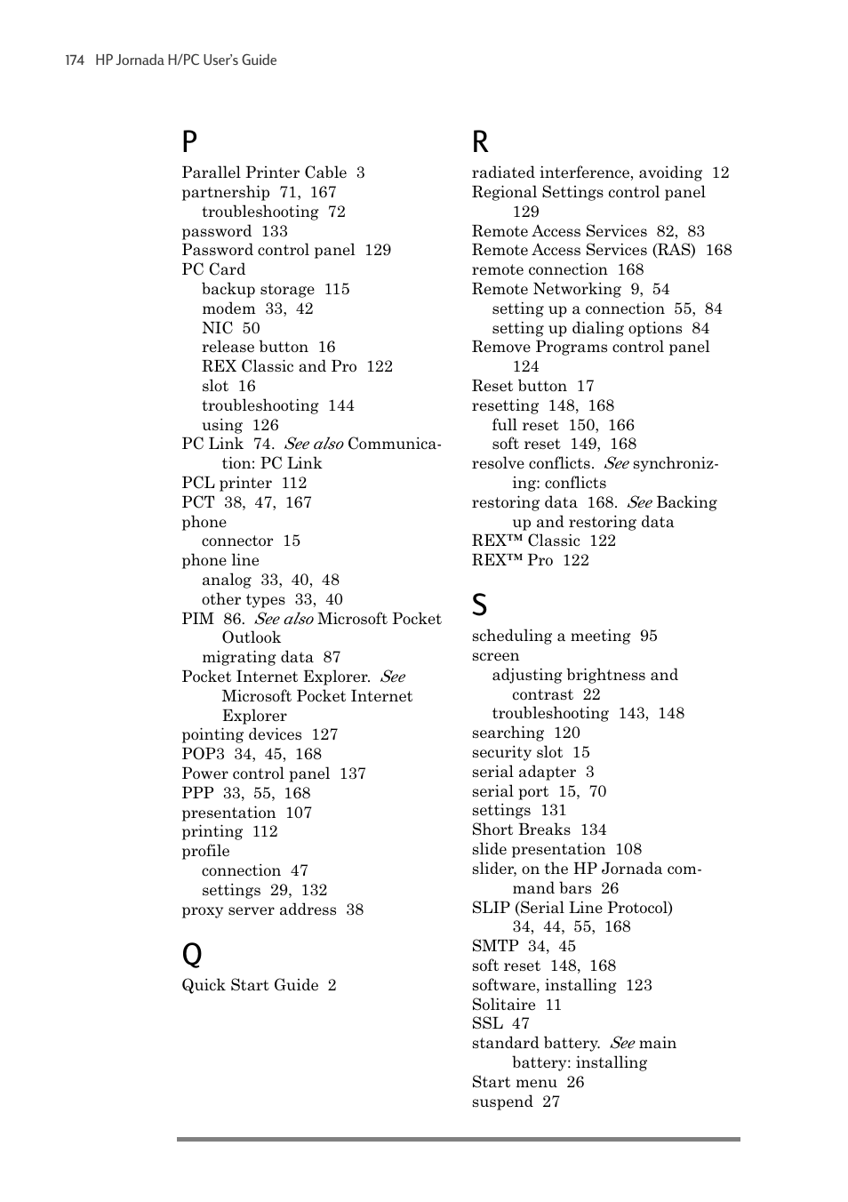 HP 820 User Manual | Page 178 / 186