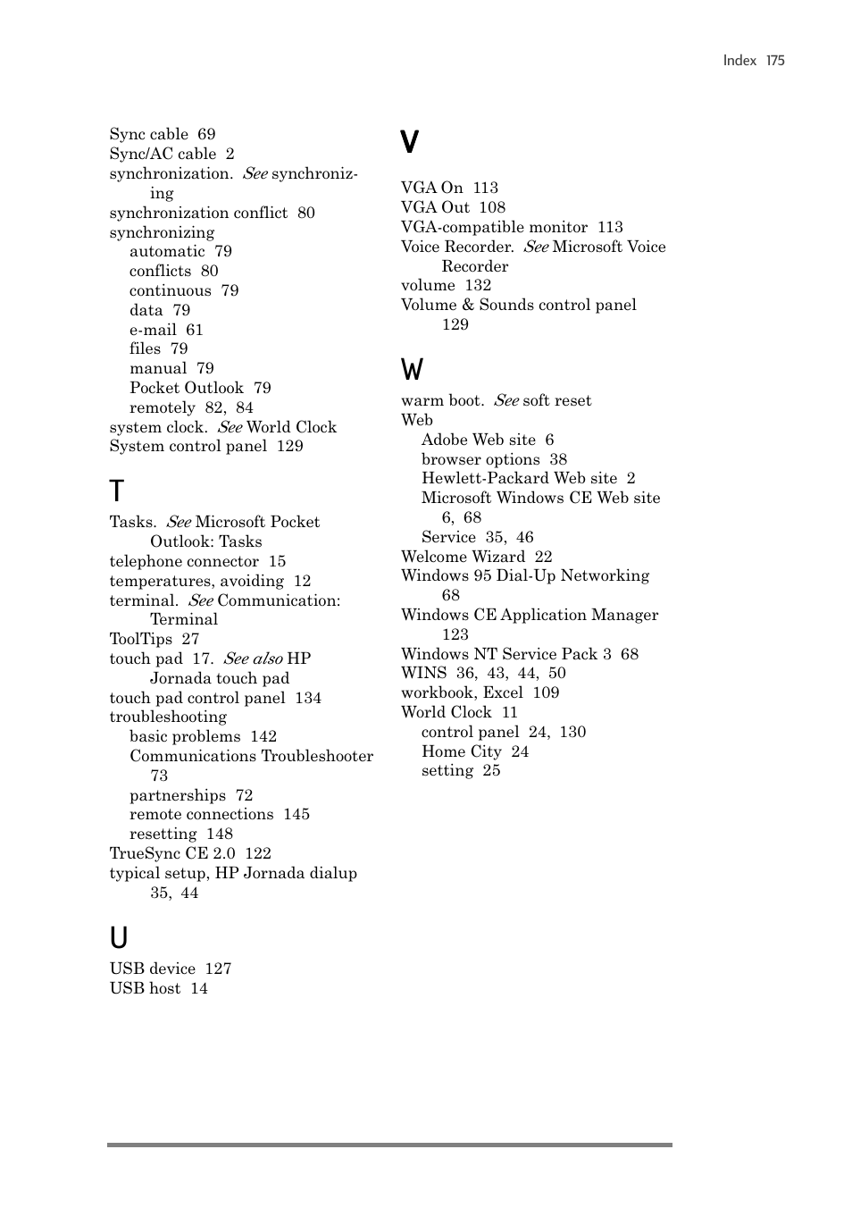 HP 820 User Manual | Page 179 / 186