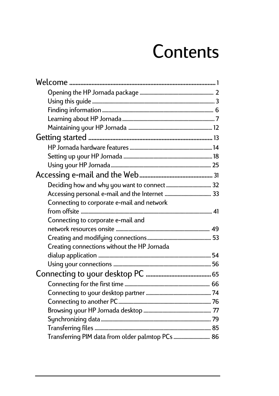 HP 820 User Manual | Page 3 / 186