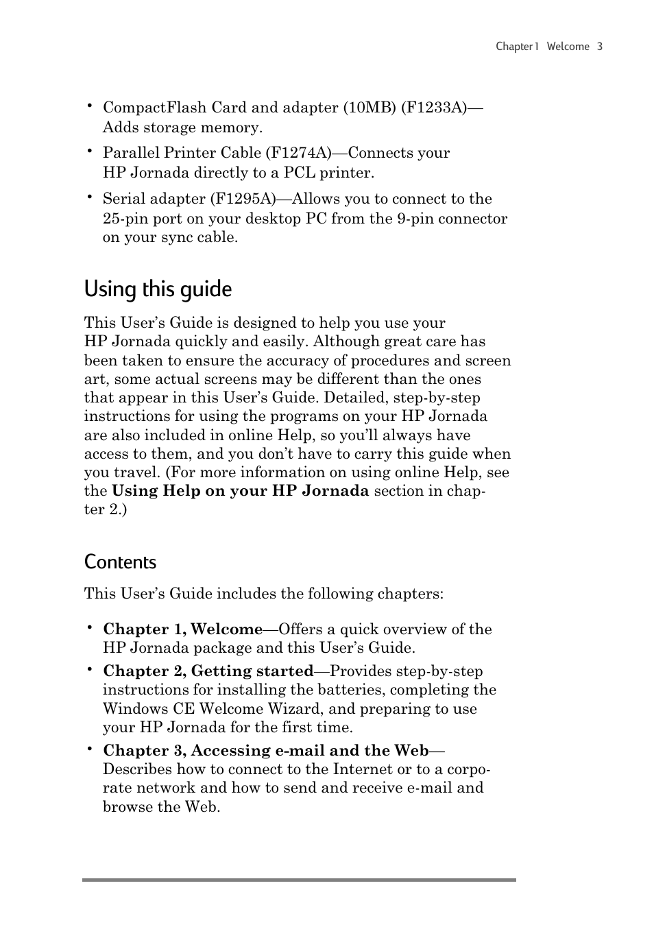 HP 820 User Manual | Page 7 / 186