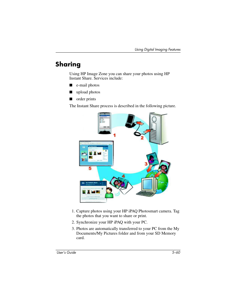 Sharing, Sharing –60 | HP rx3000 Series User Manual | Page 116 / 301