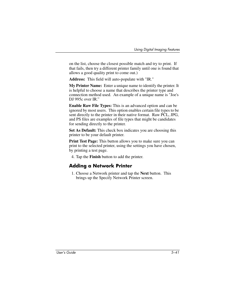 Adding a network printer, More information, refer to | HP rx3000 Series User Manual | Page 97 / 301