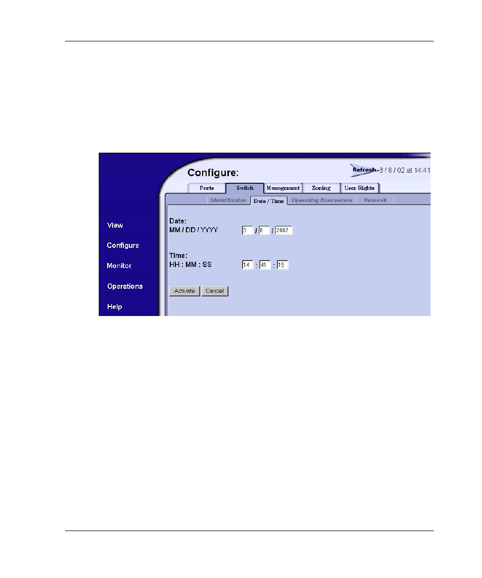 Configure date and time, Configure date and time –57 | HP 958-000290-000 User Manual | Page 83 / 144
