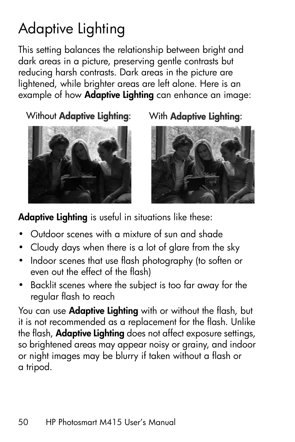 Adaptive lighting | HP M415 User Manual | Page 50 / 178