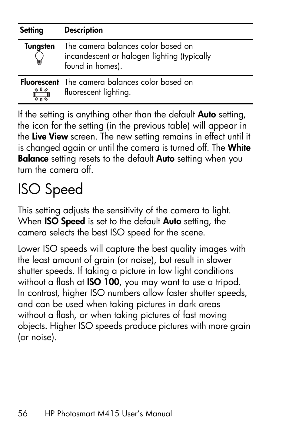 Iso speed | HP M415 User Manual | Page 56 / 178