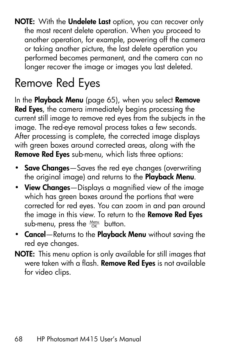 Remove red eyes | HP M415 User Manual | Page 68 / 178