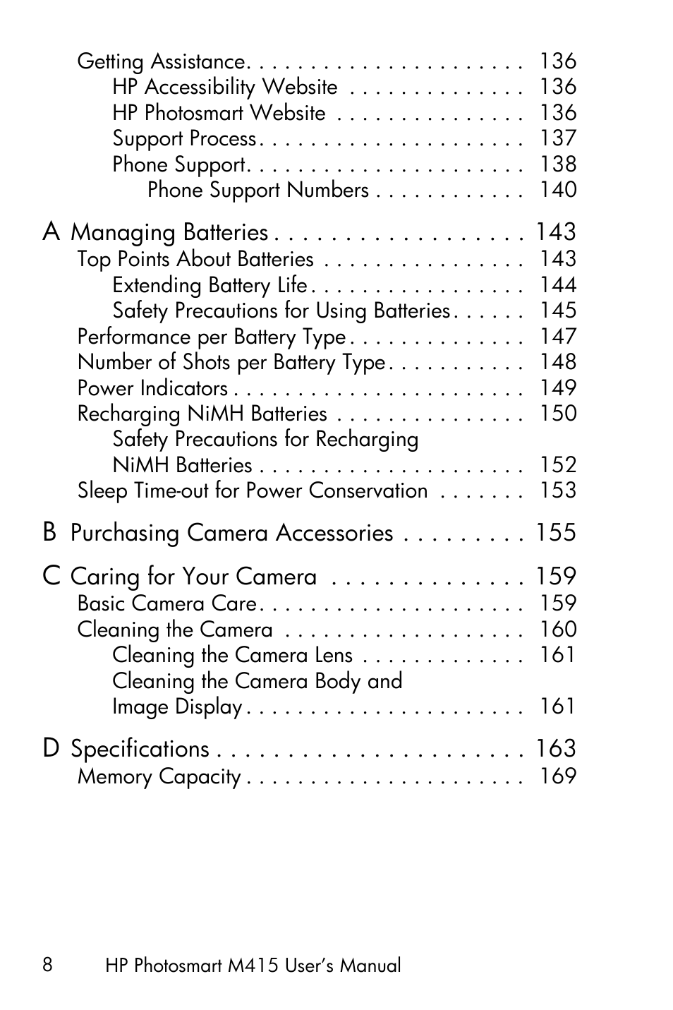 HP M415 User Manual | Page 8 / 178