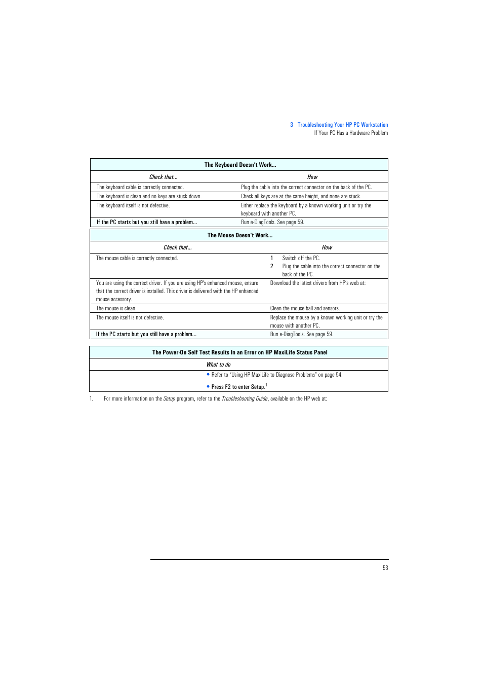 HP KAYAK XM600 User Manual | Page 53 / 70