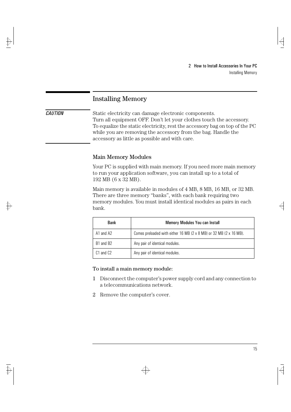HP VECTRA VA 6/XXX User Manual | Page 23 / 88