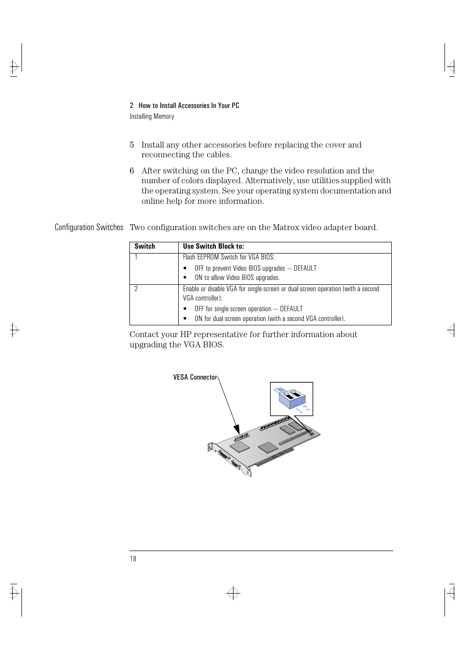 HP VECTRA VA 6/XXX User Manual | Page 26 / 88