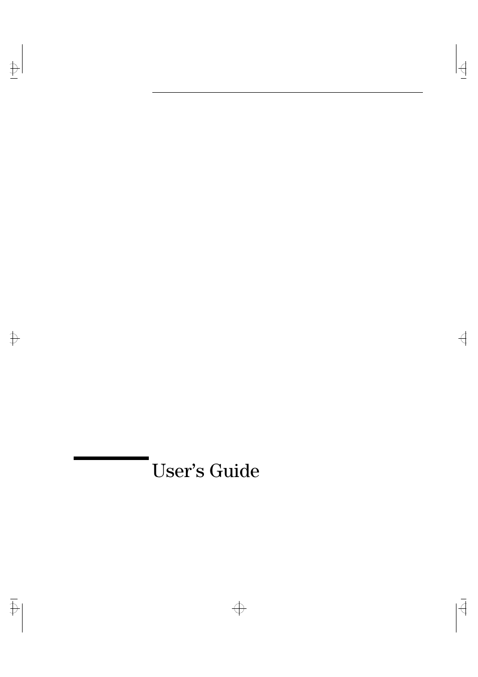 User’s guide | HP VECTRA VA 6/XXX User Manual | Page 3 / 88
