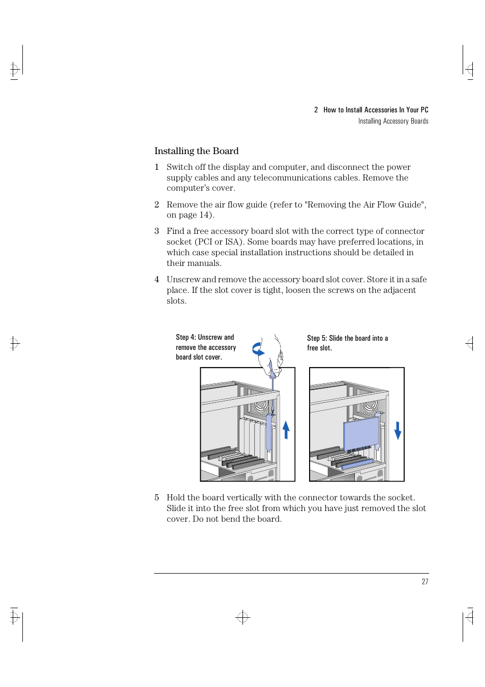 HP VECTRA VA 6/XXX User Manual | Page 35 / 88