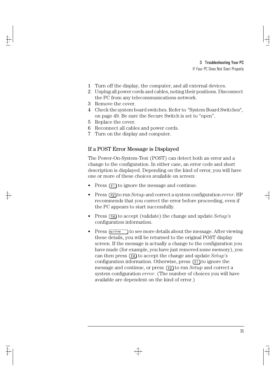 HP VECTRA VA 6/XXX User Manual | Page 43 / 88