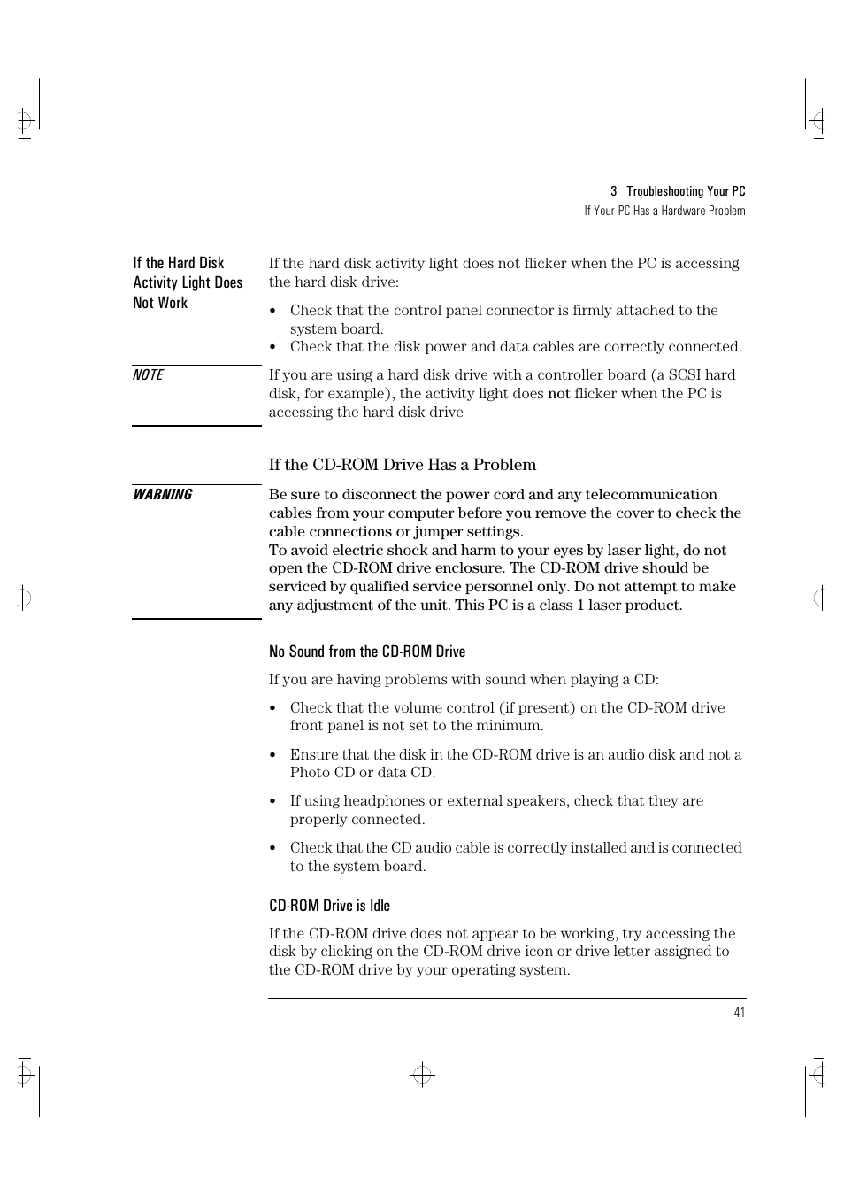 HP VECTRA VA 6/XXX User Manual | Page 49 / 88