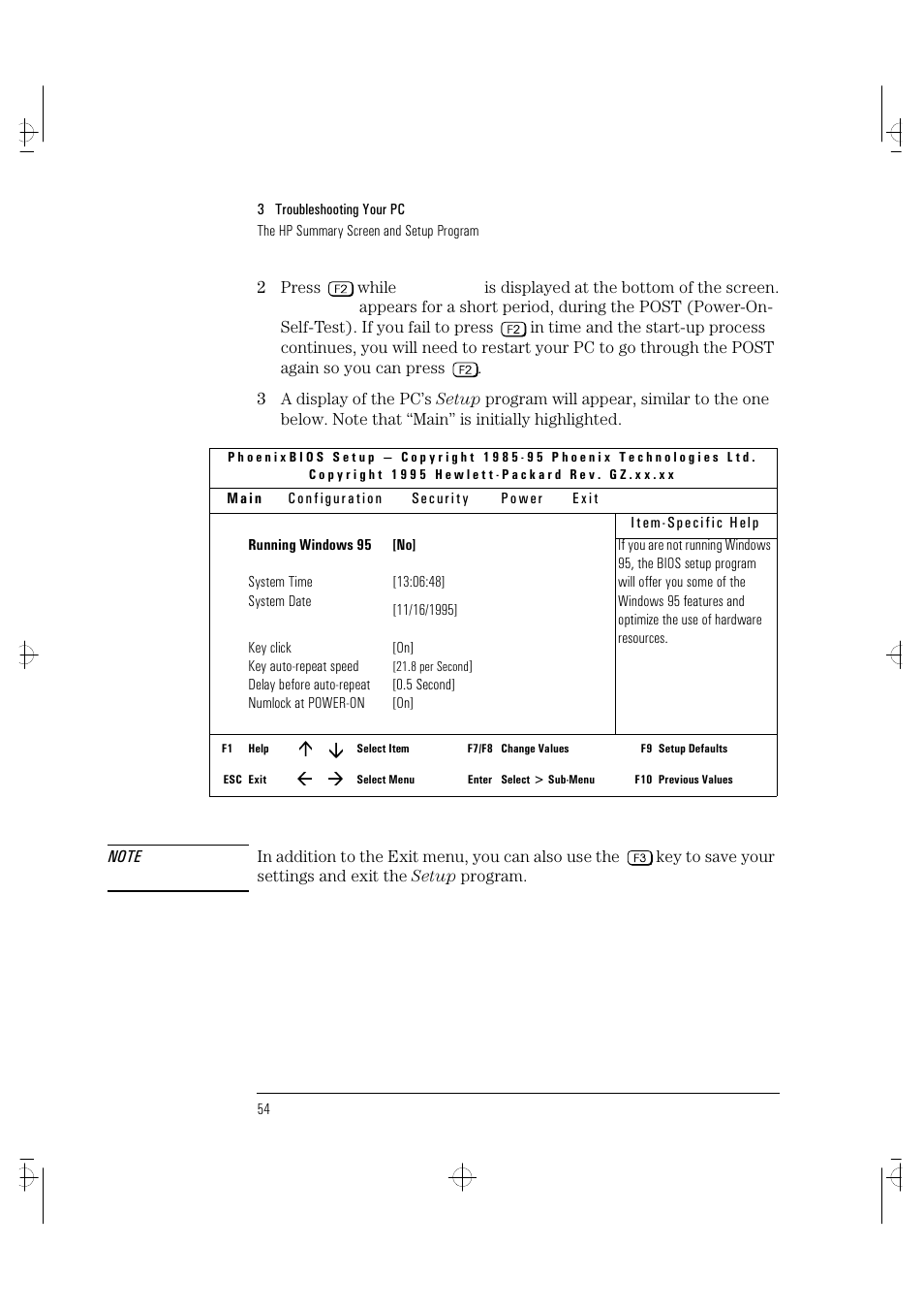 HP VECTRA VA 6/XXX User Manual | Page 62 / 88