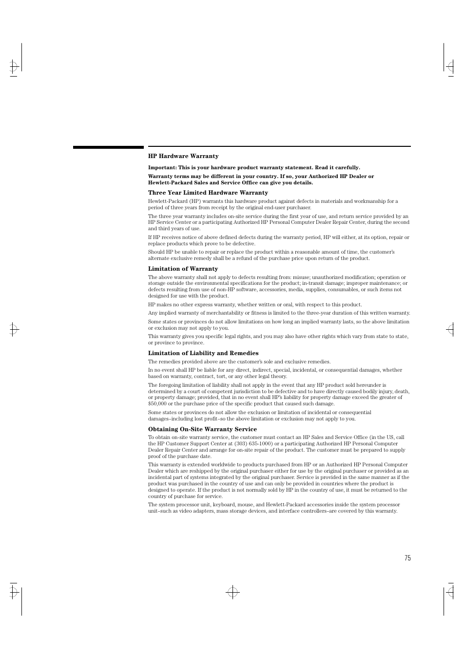 HP VECTRA VA 6/XXX User Manual | Page 83 / 88