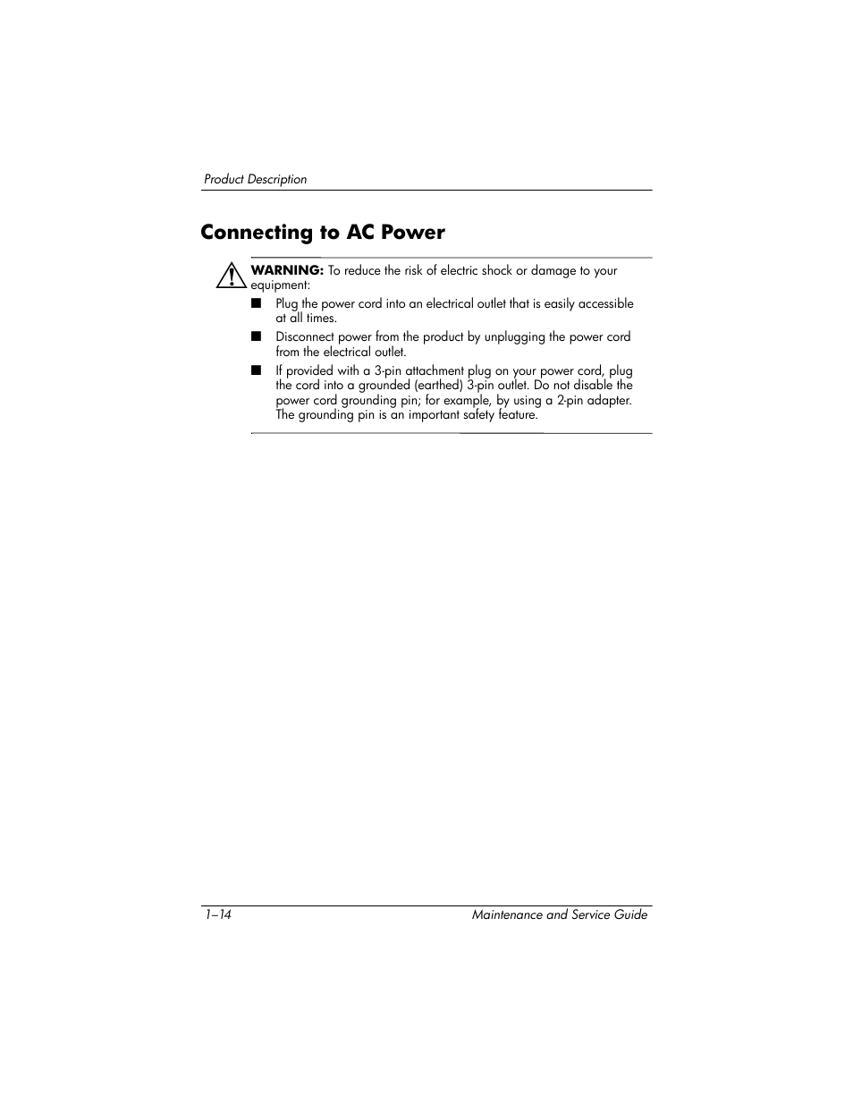 Connecting to ac power | HP XB3000 User Manual | Page 18 / 79