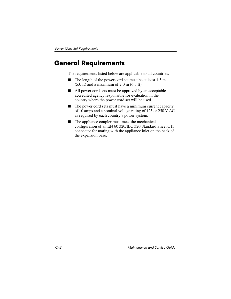 General requirements | HP XB3000 User Manual | Page 74 / 79