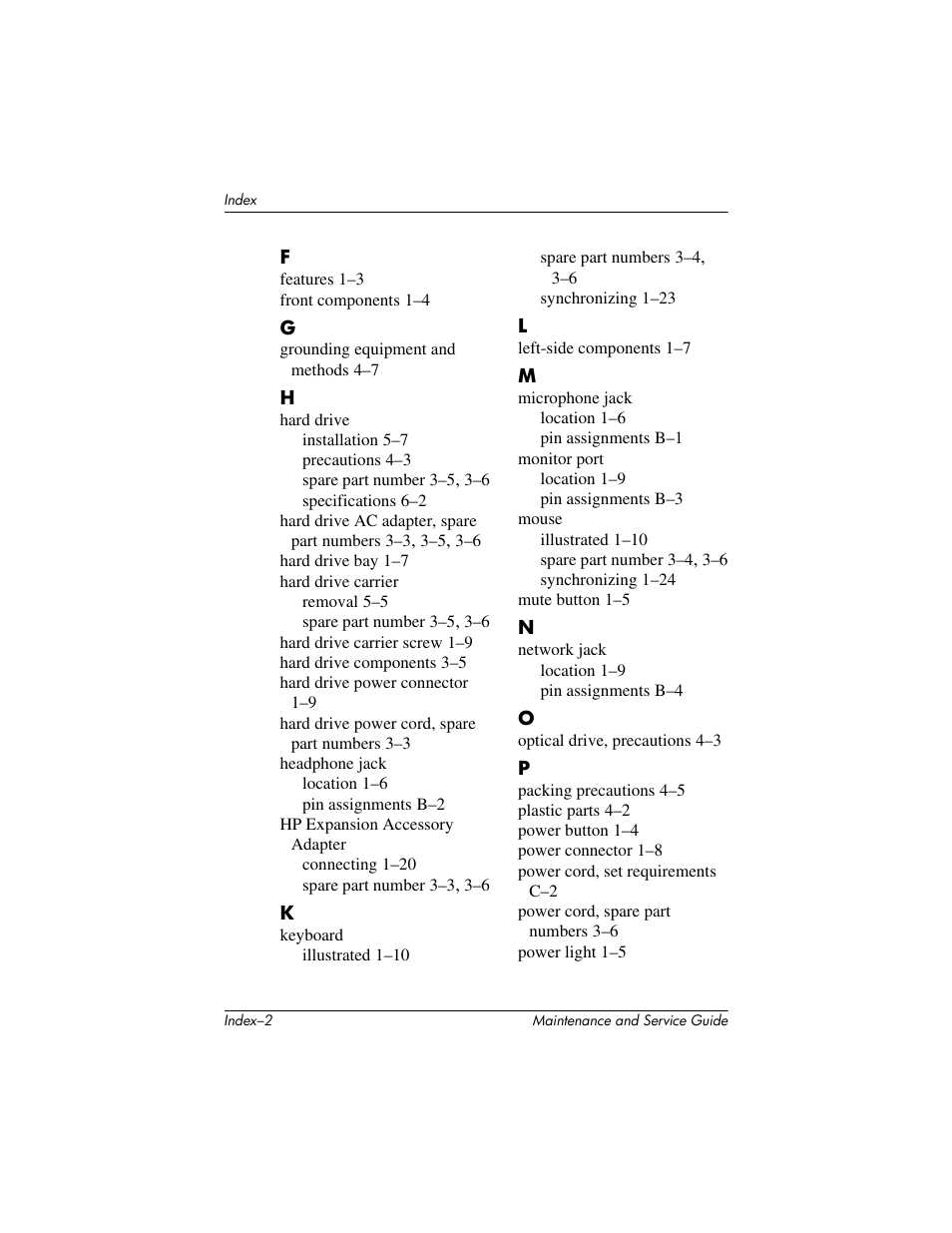 HP XB3000 User Manual | Page 78 / 79