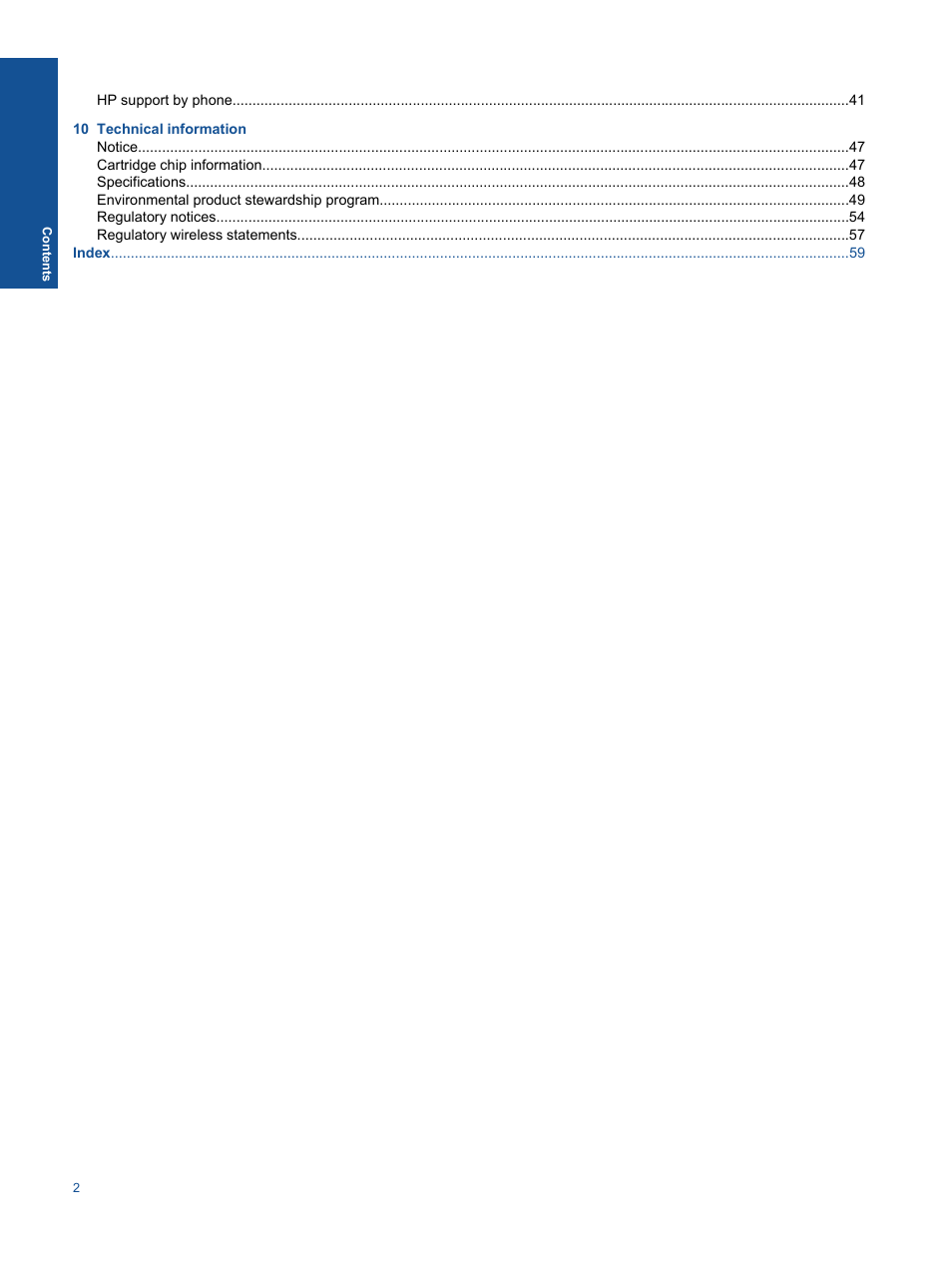 HP 5520 User Manual | Page 4 / 62