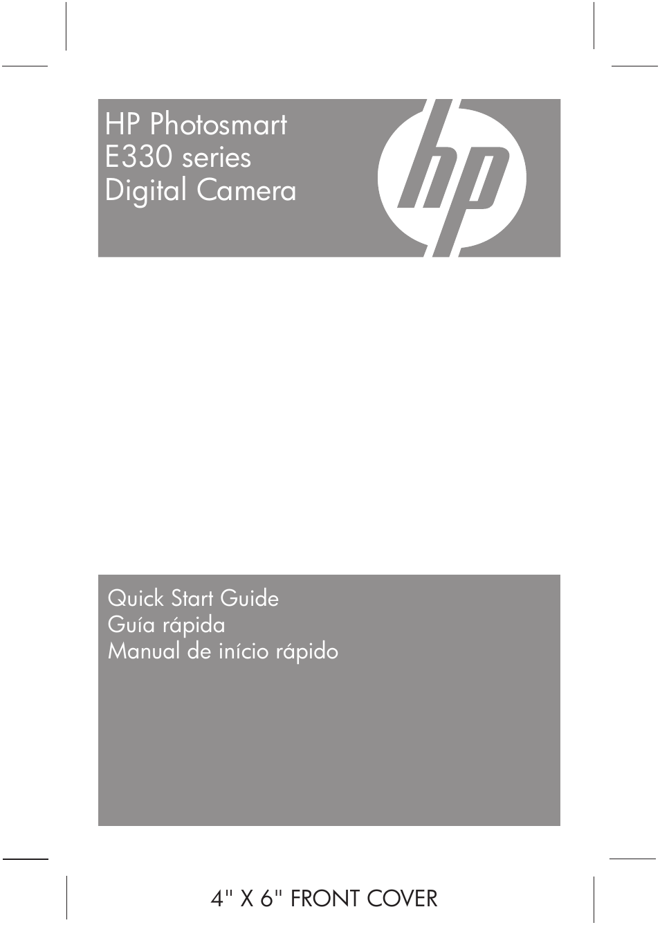 HP Photosmart E330 series User Manual | 68 pages