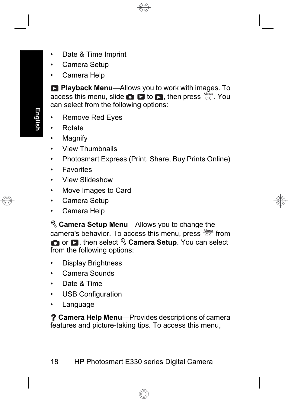 HP Photosmart E330 series User Manual | Page 20 / 68
