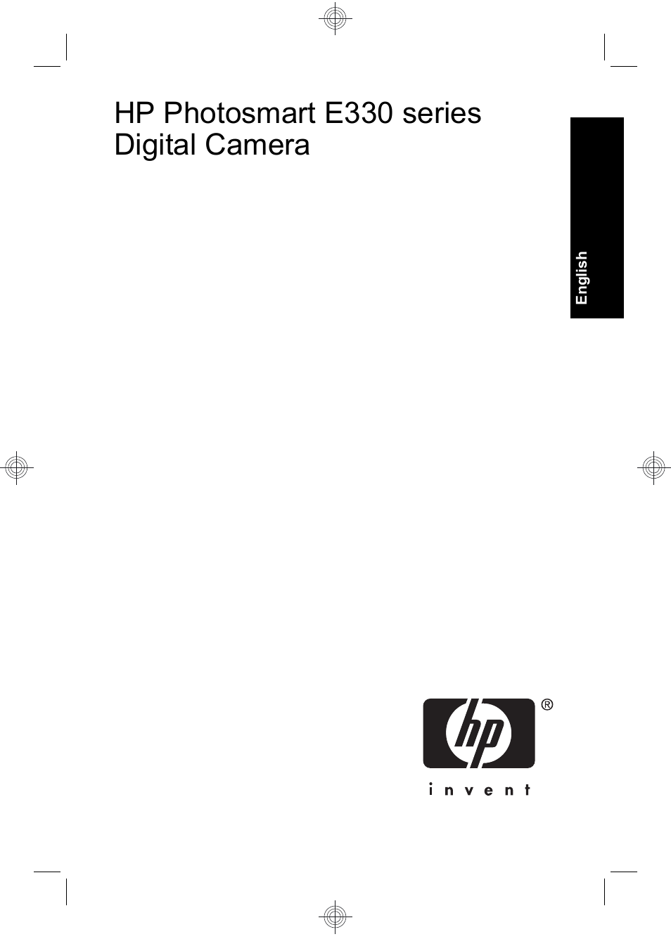 Hp photosmart e330 series digital camera | HP Photosmart E330 series User Manual | Page 3 / 68
